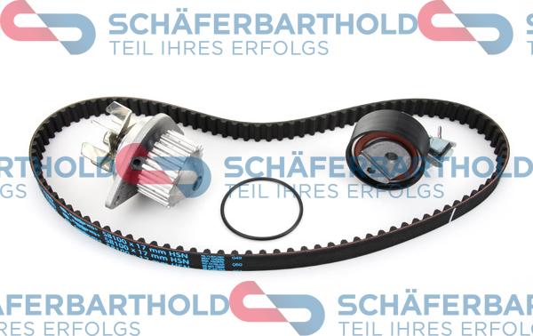 Schferbarthold 300 27 356 01 11 - Water Pump & Timing Belt Set autospares.lv