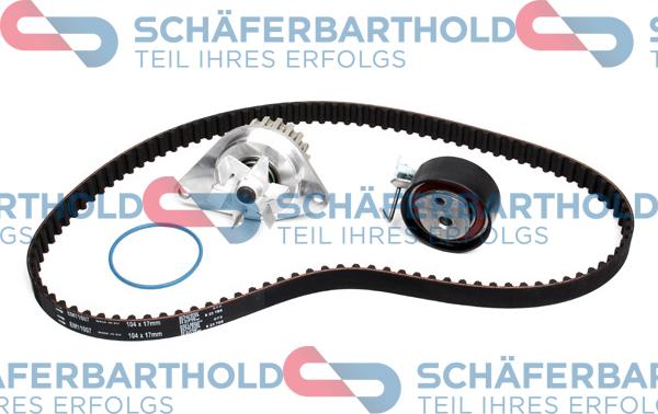 Schferbarthold 300 27 704 01 11 - Water Pump & Timing Belt Set autospares.lv