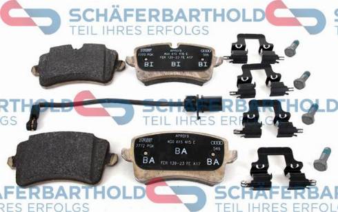 Schferbarthold 315 04 118 01 11 - Brake Pad Set, disc brake autospares.lv