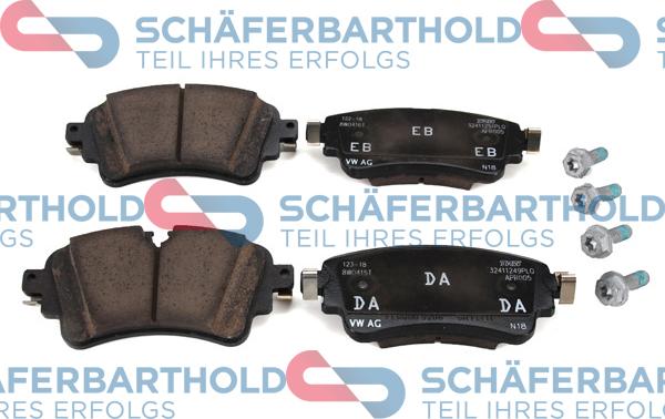 Schferbarthold 315 04 131 01 11 - Brake Pad Set, disc brake autospares.lv