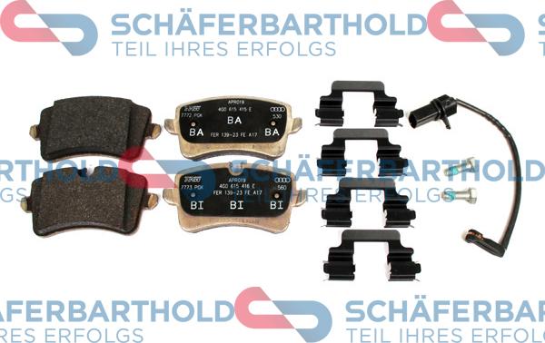 Schferbarthold 315 04 121 01 11 - Brake Pad Set, disc brake autospares.lv