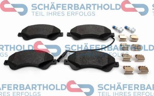 Schferbarthold 315 06 181 01 11 - Brake Pad Set, disc brake autospares.lv