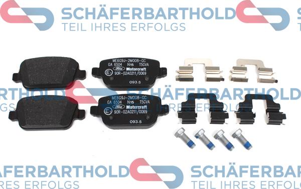 Schferbarthold 315 06 245 01 11 - Brake Pad Set, disc brake autospares.lv