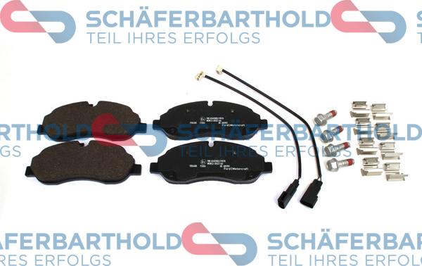 Schferbarthold 315 06 242 01 11 - Brake Pad Set, disc brake autospares.lv