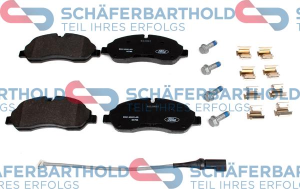 Schferbarthold 315 06 256 01 11 - Brake Pad Set, disc brake autospares.lv