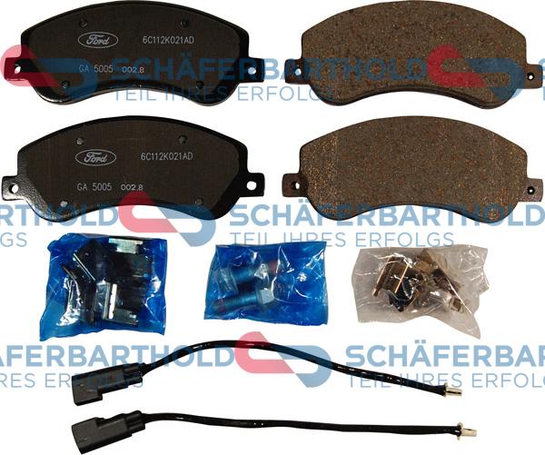 Schferbarthold 315 06 250 01 11 - Brake Pad Set, disc brake autospares.lv