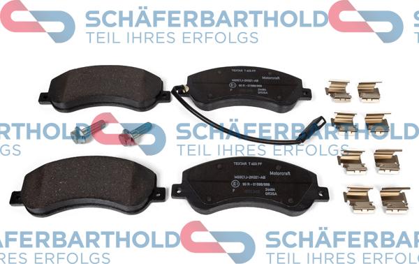 Schferbarthold 315 06 253 01 11 - Brake Pad Set, disc brake autospares.lv