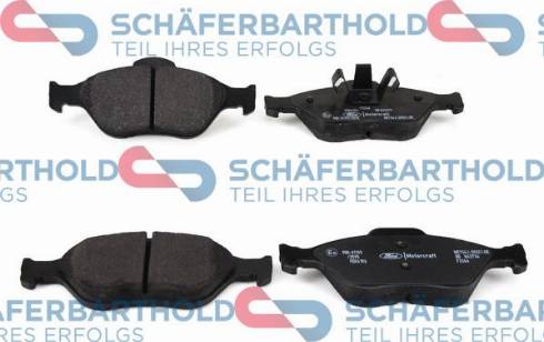 Schferbarthold 315 06 268 01 11 - Brake Pad Set, disc brake autospares.lv