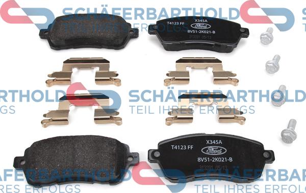 Schferbarthold 315 06 201 01 11 - Brake Pad Set, disc brake autospares.lv