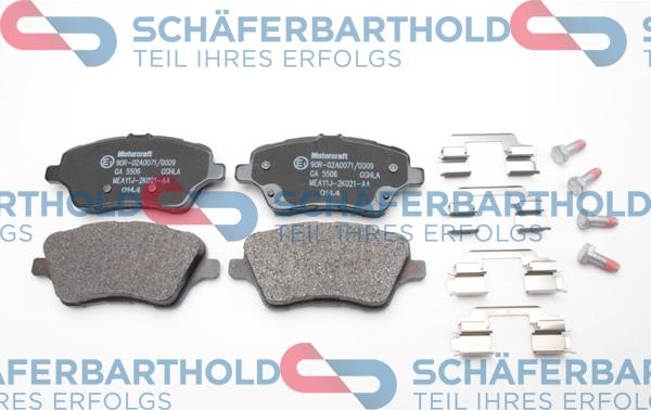 Schferbarthold 315 06 219 01 11 - Brake Pad Set, disc brake autospares.lv