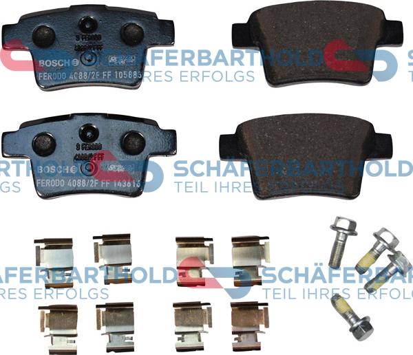 Schferbarthold 315 06 210 01 11 - Brake Pad Set, disc brake autospares.lv