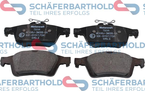 Schferbarthold 315 06 213 01 11 - Brake Pad Set, disc brake autospares.lv