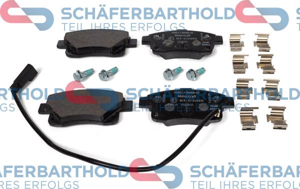 Schferbarthold 315 06 212 01 11 - Brake Pad Set, disc brake autospares.lv