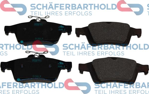 Schferbarthold 315 06 286 01 11 - Brake Pad Set, disc brake autospares.lv