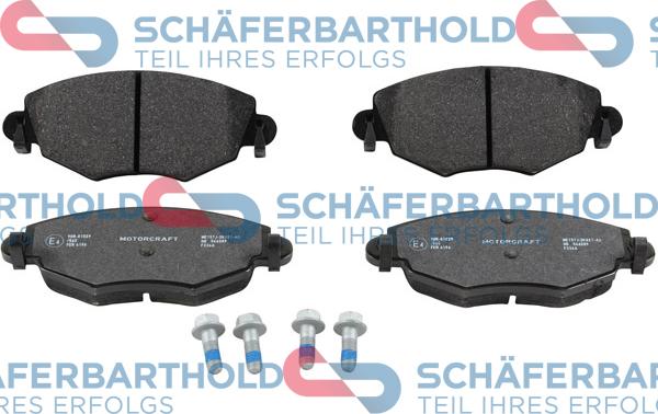 Schferbarthold 315 06 282 01 11 - Brake Pad Set, disc brake autospares.lv