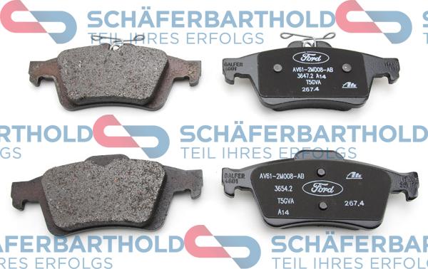 Schferbarthold 315 06 227 01 11 - Brake Pad Set, disc brake autospares.lv
