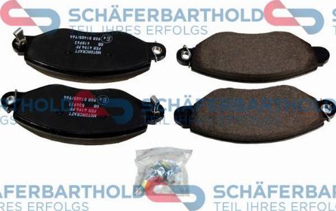 Schferbarthold 315 06 273 01 11 - Brake Pad Set, disc brake autospares.lv