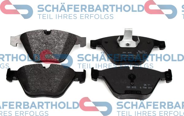 Schferbarthold 315 02 599 01 11 - Brake Pad Set, disc brake autospares.lv
