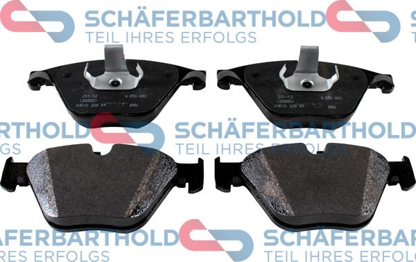Schferbarthold 315 02 533 01 11 - Brake Pad Set, disc brake autospares.lv