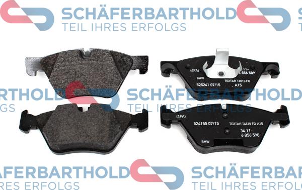 Schferbarthold 315 02 146 01 11 - Brake Pad Set, disc brake autospares.lv