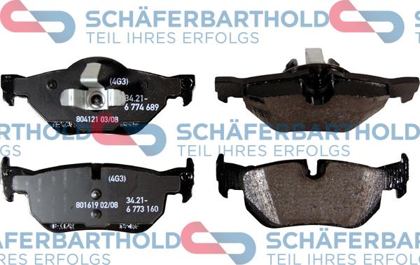 Schferbarthold 315 02 140 01 11 - Brake Pad Set, disc brake autospares.lv