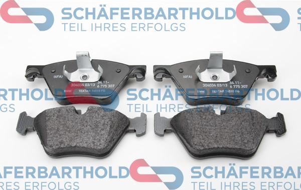 Schferbarthold 315 02 356 01 11 - Brake Pad Set, disc brake autospares.lv