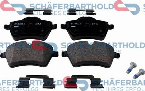 Schferbarthold 315 02 380 01 11 - Brake Pad Set, disc brake autospares.lv