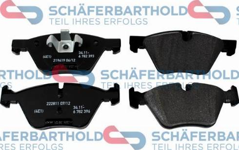 Schferbarthold 315 02 291 01 11 - Brake Pad Set, disc brake autospares.lv