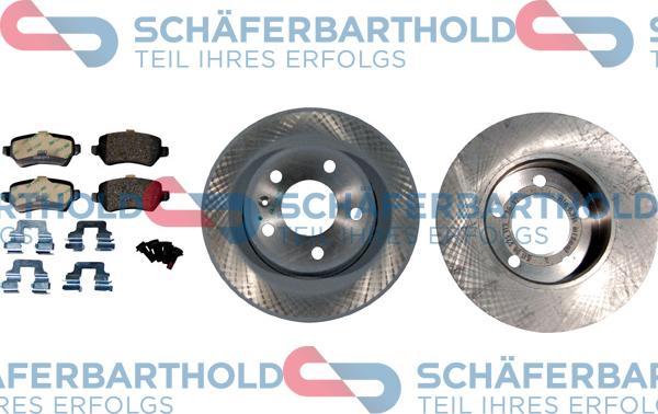 Schferbarthold 315 16 548 01 11 - Brake Set, disc brakes autospares.lv