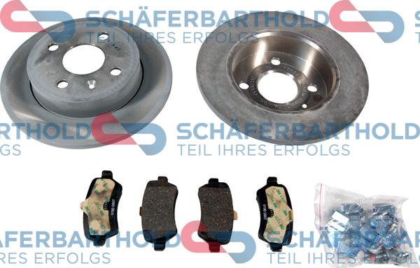 Schferbarthold 315 16 555 01 11 - Brake Set, disc brakes autospares.lv