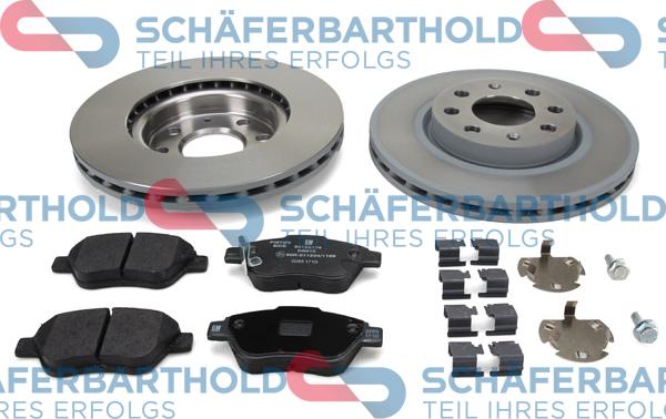 Schferbarthold 315 16 565 01 11 - Brake Set, disc brakes autospares.lv