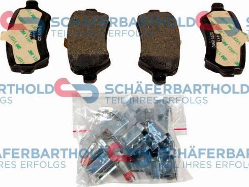 Schferbarthold 315 16 169 01 11 - Brake Pad Set, disc brake autospares.lv