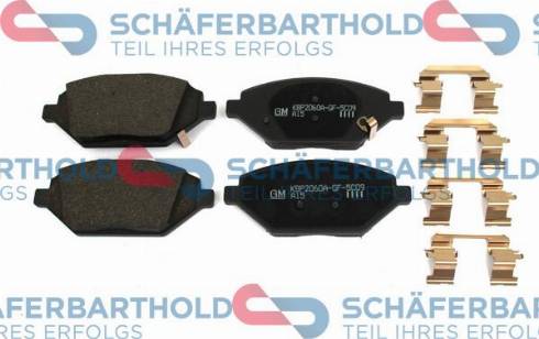 Schferbarthold 315 16 292 01 11 - Brake Pad Set, disc brake autospares.lv