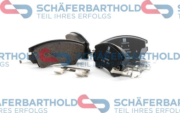 Schferbarthold 315 16 259 01 11 - Brake Pad Set, disc brake autospares.lv