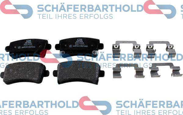 Schferbarthold 315 16 235 01 11 - Brake Pad Set, disc brake autospares.lv