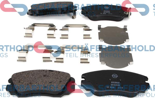 Schferbarthold 315 16 222 01 11 - Brake Pad Set, disc brake autospares.lv