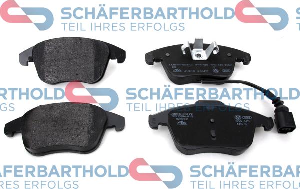 Schferbarthold 315 18 168 01 11 - Brake Pad Set, disc brake autospares.lv