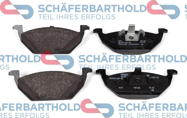 Schferbarthold 315 18 115 01 11 - Brake Pad Set, disc brake autospares.lv