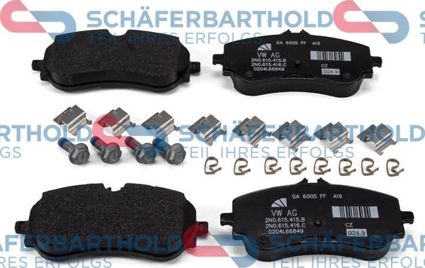 Schferbarthold 315 18 113 01 11 - Brake Pad Set, disc brake autospares.lv