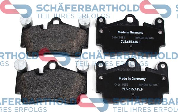 Schferbarthold 315 18 178 01 11 - Brake Pad Set, disc brake autospares.lv