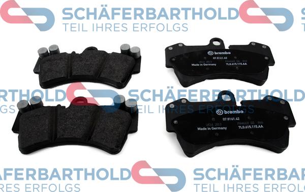 Schferbarthold 315 18 244 01 11 - Brake Pad Set, disc brake autospares.lv