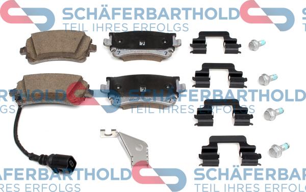 Schferbarthold 315 18 257 01 11 - Brake Pad Set, disc brake autospares.lv