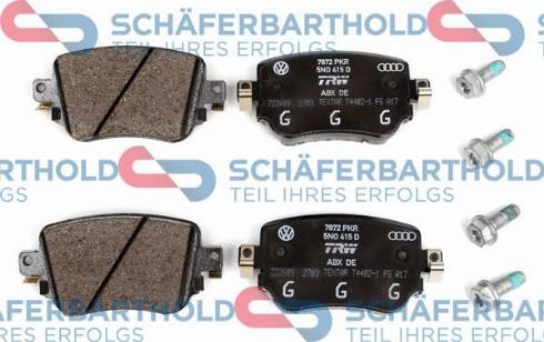 Schferbarthold 315 18 224 01 11 - Brake Pad Set, disc brake autospares.lv