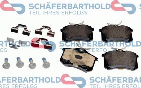 Schferbarthold 315 18 278 01 11 - Brake Pad Set, disc brake autospares.lv