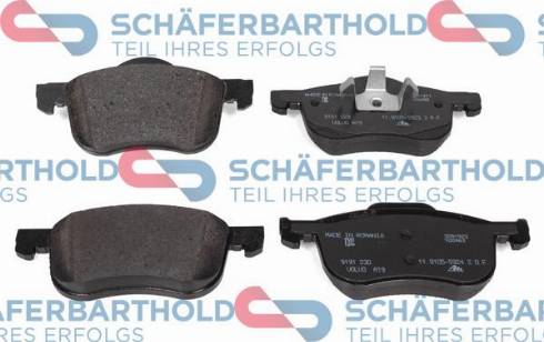 Schferbarthold 315 38 109 01 11 - Brake Pad Set, disc brake autospares.lv