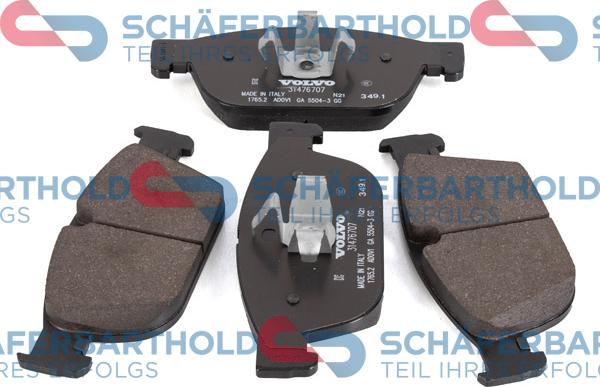 Schferbarthold 315 38 131 01 11 - Brake Pad Set, disc brake autospares.lv