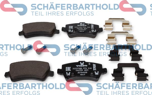 Schferbarthold 315 38 128 01 11 - Brake Pad Set, disc brake autospares.lv