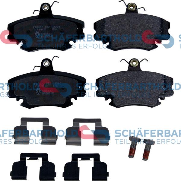 Schferbarthold 315 28 266 01 11 - Brake Pad Set, disc brake autospares.lv