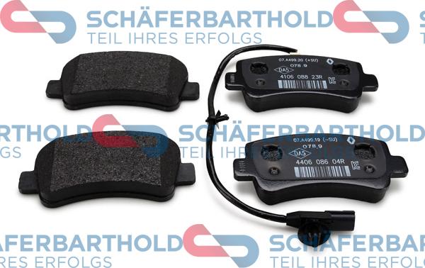 Schferbarthold 315 28 286 01 11 - Brake Pad Set, disc brake autospares.lv