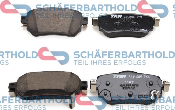 Schferbarthold 315 28 232 01 11 - Brake Pad Set, disc brake autospares.lv